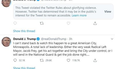 Ông Trump viết gì mà Twitter phải cho ẩn?
