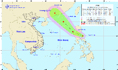 Tin tức dự báo thời tiết mới nhất hôm nay 12/6: Áp thấp nhiệt đới có khả năng mạnh thành bão sắp vào biển Đông