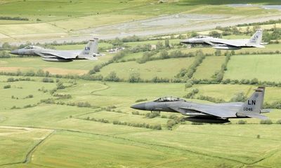 Tiêm kích của Không quân Mỹ rơi gần bờ biển nước Anh