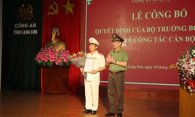 Chân dung tân Giám đốc Công an tỉnh Lạng Sơn Thái Hồng Công