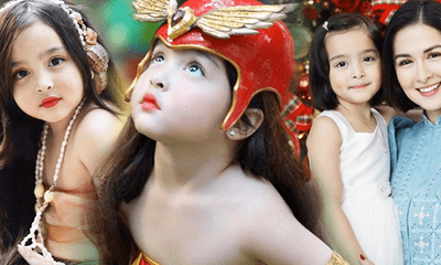 Mê mẩn với nhan sắc trời cho của con gái mỹ nhân đẹp nhất Philippines, mới 5 tuổi cát-xê đã 