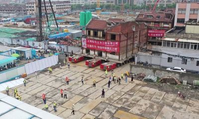 Video: Dãy biệt thự 90 năm tuổi ở Trung Quốc được di dời chỉ trong một giờ