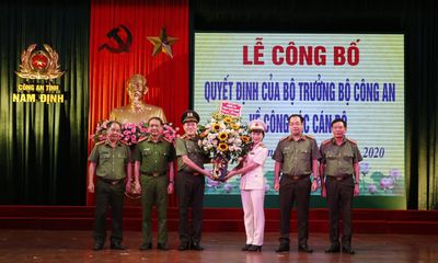 Nữ Thượng tá được bổ nhiệm làm Phó Giám đốc Công an tỉnh Nam Định