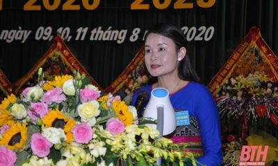 Thanh Hóa: Bà Hà Thị Hương giữ chức Bí thư Huyện ủy Quan Hóa