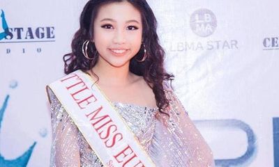 Hoa hậu nhí 15 tuổi cao 1m74 tiết lộ chỉ uống sữa thay cơm để duy trì vóc dáng 