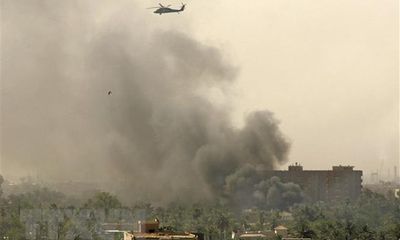 Sân bay quốc tế ở thủ đô Iraq tiếp tục bị tấn công bằng 3 quả rocket
