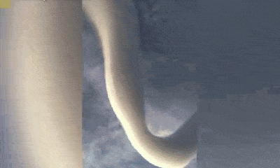 Video: Lạ lùng đám mây hình rắn 