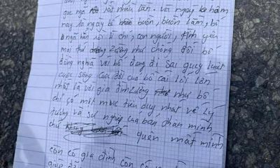 Vụ người cha trẻ nhảy cầu tự tử ở Hải Phòng: Bức thư gửi con trai 2 tuổi có nội dung gì?