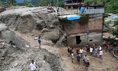 Mưa lớn gây lở đất ở Nepal, ít nhất 30 người thiệt mạng và mất tích 