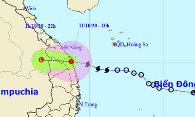 Bão số 6 suy yếu thành áp thấp nhiệt đới, gió giật cấp 9