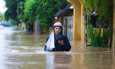Hình ảnh mưa lũ nghiêm trọng ở miền Trung: Phố cổ Hội An 