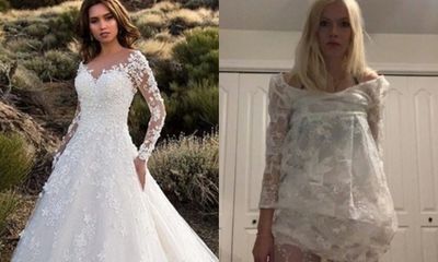 Đặt mua váy cưới gợi cảm trên mạng, sản phẩm nhận về khiến cô nàng phải hoãn đám cưới