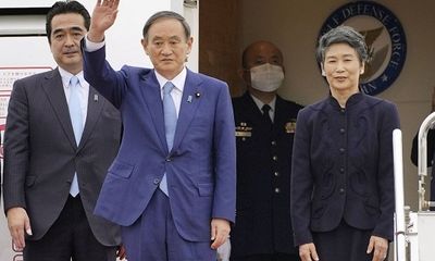 Thủ tướng Nhật Bản khởi hành chuyến bay đến Hà Nội 