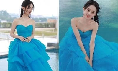 Kim Ưng 2020: Triệu Lệ Dĩnh đẹp như công chúa, ý nghĩa của chiếc váy mới khiến fan trầm trồ