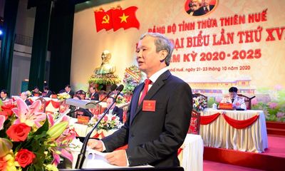 Ông Lê Trường Lưu tái đắc cử Bí thư Tỉnh ủy Thừa Thiên-Huế