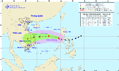 Tin bão mới nhất: Bão Goni giật cấp 12, cách quần đảo Hoàng Sa 820km