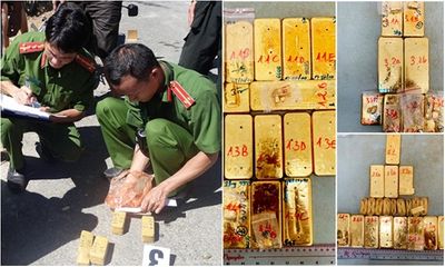 Cuộc vây bắt nghẹt thở đường dây buôn lậu 51kg vàng ròng 9999 ở An Giang