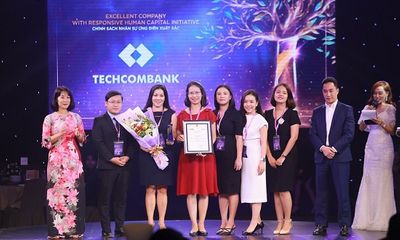 Techcombank – Ngân hàng duy nhất được vinh danh hạng mục “Ứng biến xuất sắc” tại Vietnam HR Awards 2020
