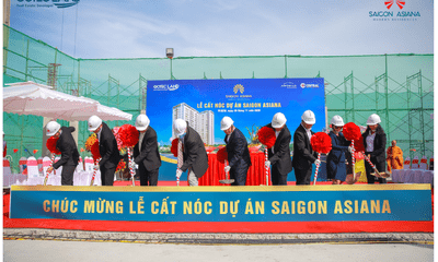 Cán đích vượt tiến độ, Saigon Asiana chính thức cất nóc