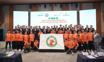 Quay lại V.League sau 12 năm, CLB Bình Định nhận được tài trợ 300 tỷ đồng