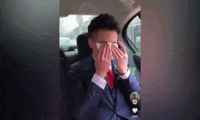 Video: Chú rể bật khóc nức nở trên xe hoa, nhìn sang nhan sắc cô dâu khiến dân mạng hoài nghi