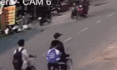 Video: Tên cướp giật dây chuyền hơn 1 cây vàng, kéo lê người đàn ông trên đường