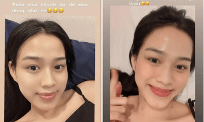 Hoa hậu Đỗ Thị Hà khoe mặt mộc 100% khiến cư dân mạng ngỡ ngàng