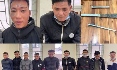 Vụ bắt 11 đối tượng bịt mặt chặt phá đào, quất bán Tết: Kẻ cầm đầu Nguyễn Bá Long 