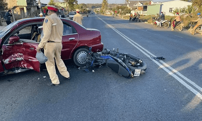 Tin tai nạn giao thông ngày 18/2/2021: Tông ôtô chuyển hướng sang đường, thanh niên tử vong
