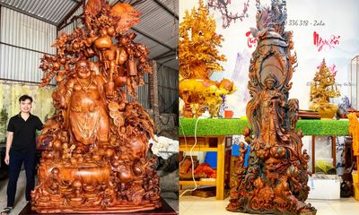 Tượng gỗ Nguyễn Hồng – Lưu ý khi chơi tượng gỗ phong thủy để gia chủ làm ăn phát tài