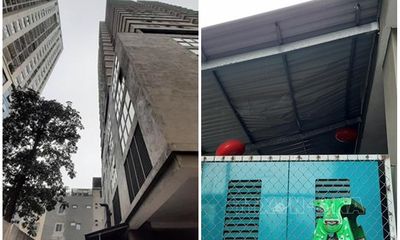 Hiện trường vụ bé gái 3 tuổi rơi từ tầng 12 chung cư ở Hà Nội