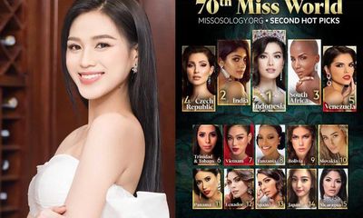 Đỗ Thị Hà thăng hạng ngoạn mục trên bảng xếp hạng dự đoán top 10 Miss World 2021