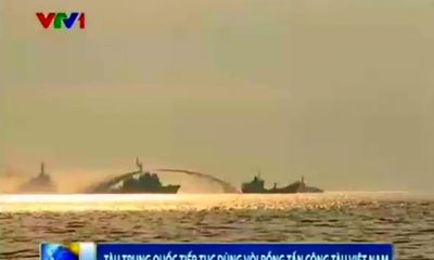Tình hình Biển Đông 28/5: TQ lại dùng vòi rồng tấn công tàu VN
