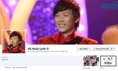 Top 10 fanpage triệu lượt like của sao Việt