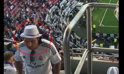 Lộ ảnh Messi mặc áo Real đến sân cổ vũ Ronaldo thi đấu