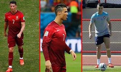 Ronaldo ăn đứt Messi ở khoản đổi kiểu tóc tại World Cup 2014