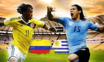 Dự đoán tỷ số trận Colombia đấu với Uruguay 3h (29/6)