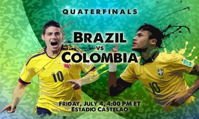 Dự đoán kết quả trận Colombia đấu với Brazil 3h ngày 5/7