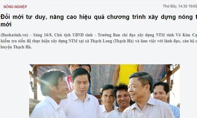 Chủ tịch UBND tỉnh Hà Tĩnh tặng bia cho ngư dân?