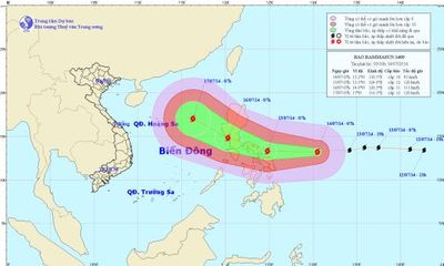 Việt Nam vẫn có nguy cơ hứng chịu 3- 4 cơn bão