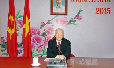 Tổng Bí thư Nguyễn Phú Trọng điện đàm với Chủ tịch TQ Tập Cận Bình