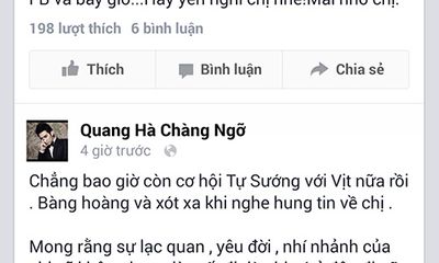 Ca sĩ Tố Như đột ngột qua đời, sao Việt bùi ngùi tiếc nhớ