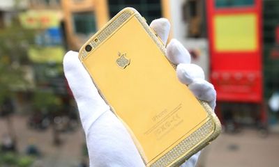Đại gia vịt Vân Đình chơi iPhone 6 đúc vàng nửa tỷ