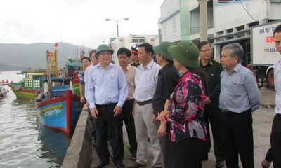 Tin bão số 4: Nghiêm cấm mọi tàu bè ở Bình Định ra khơi