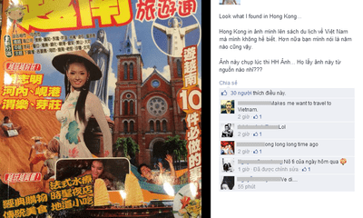 Mai Phương Thúy khoe ảnh được lên bìa sách du lịch Hồng Kông