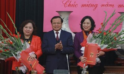 Công bố quyết định chuẩn y 2 Phó Bí thư Thành ủy Hà Nội