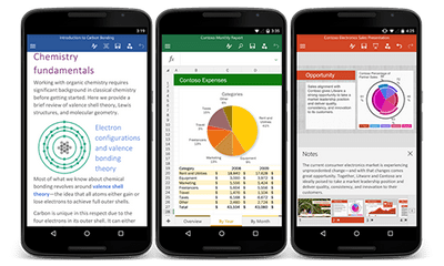 Microsoft trình làng bộ ứng dụng Office trên thiết bị Android