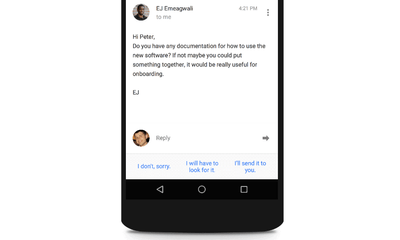 Ứng dụng mới của Google giúp bạn trả lời emails bằng máy tính.