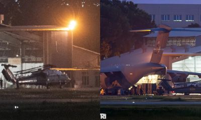 Trực thăng Marine One của Tổng thống Mỹ đã đến sân bay Nội Bài