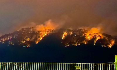 Đám cháy rừng phòng hộ trên đèo Prenn đã được khống chế